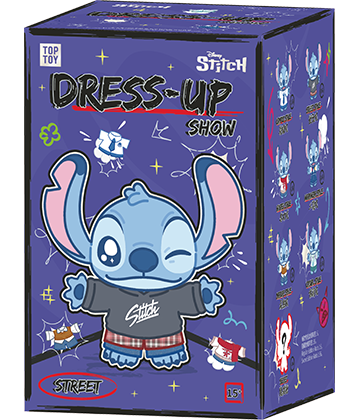 ディズニー スティッチ ドレスアップ ショー シリーズ ビニール製 ディズニー スティッチ ドレスアップ ショー シリーズ ビニール製