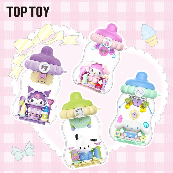 TOPTOY SANRIO Tonton Bottle Series Building Blocks Blind Box 50Pcs