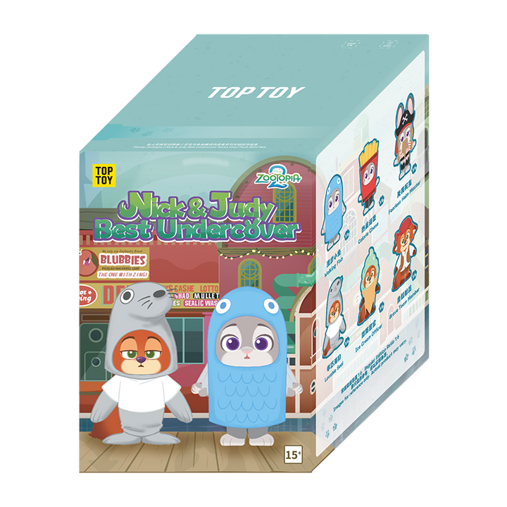 ZOOTOPIA 2 NICK & JUDY Best Undercover Keychain Plush Series