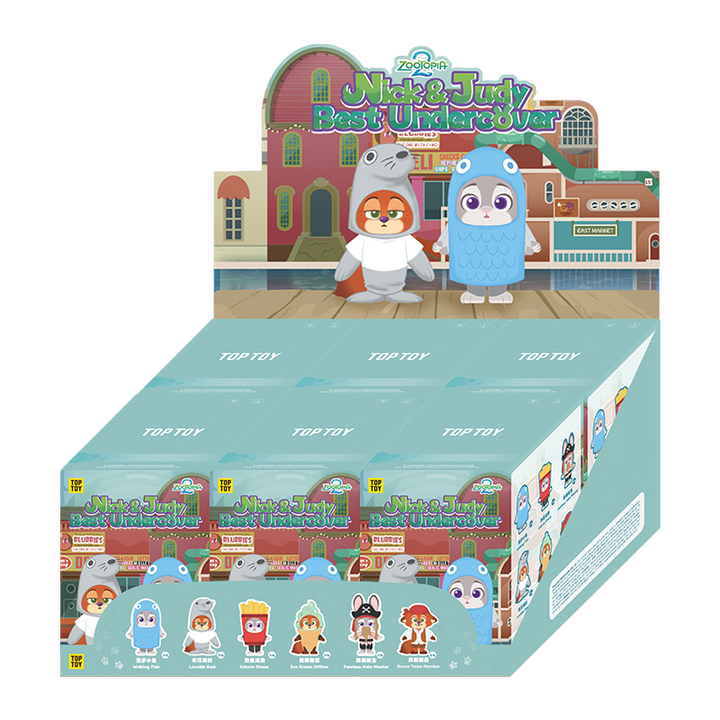 ZOOTOPIA 2 NICK & JUDY Best Undercover Keychain Plush Series