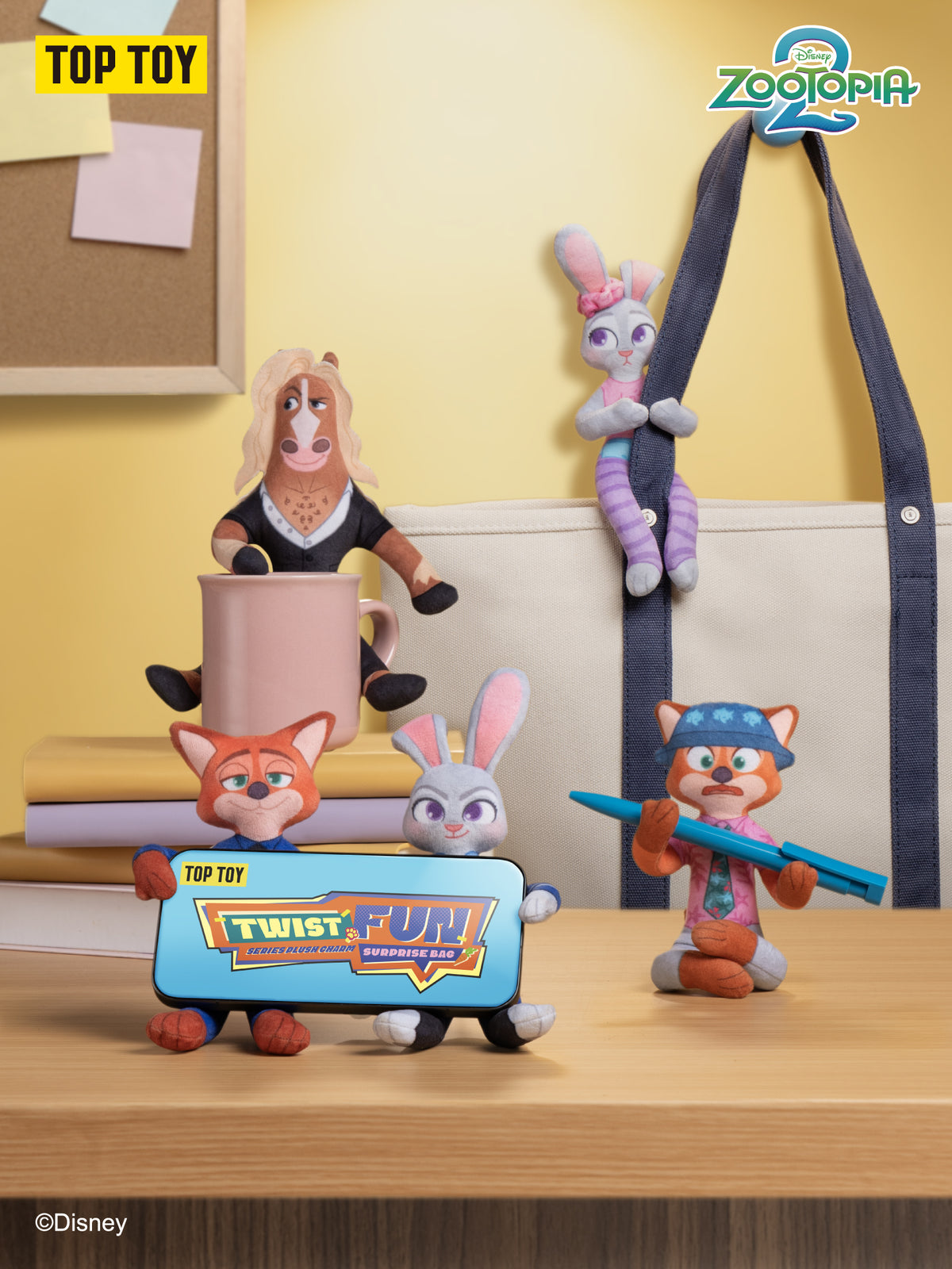 Disney Zootopia 2 Twist Fun Series Plush Charm Surprise Bag