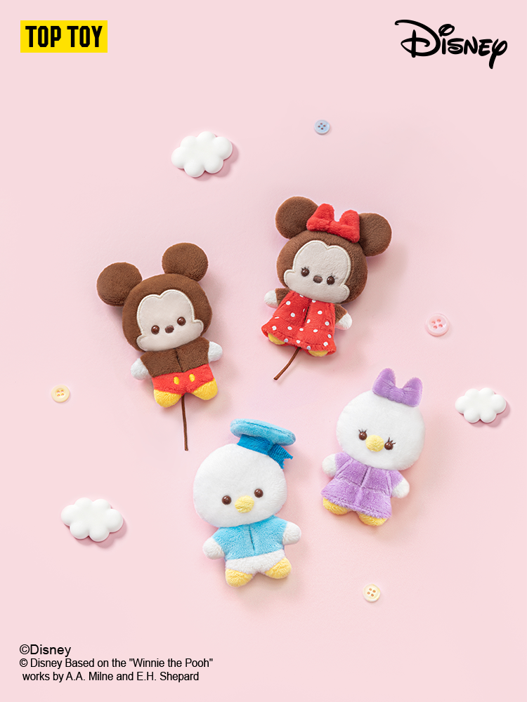 Disney Always Together Series  Button Plush Charm Blind Box