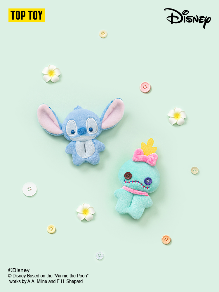 Disney Always Together Series  Button Plush Charm Blind Box