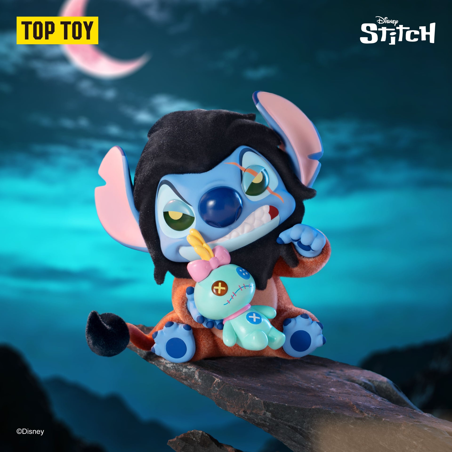 Disney Stitch & Angel x Villains Magical Closet Series Figures Blind Box