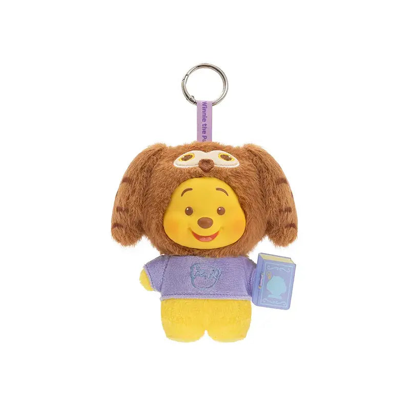 Winnie l'ourson série de livres d'histoires d'animaux en peluche porte-clés boîte aveugle