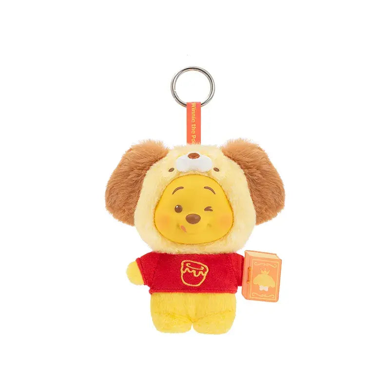 Winnie l'ourson série de livres d'histoires d'animaux en peluche porte-clés boîte aveugle