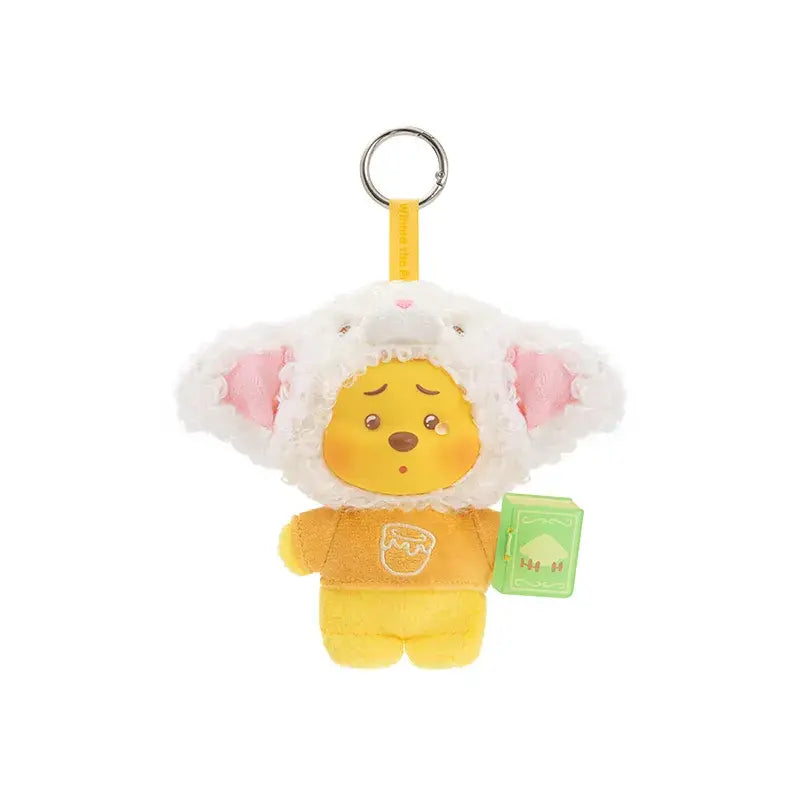 Winnie l'ourson série de livres d'histoires d'animaux en peluche porte-clés boîte aveugle