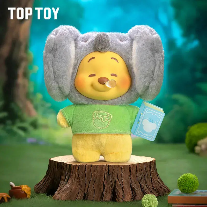 Winnie l'ourson série de livres d'histoires d'animaux en peluche porte-clés boîte aveugle