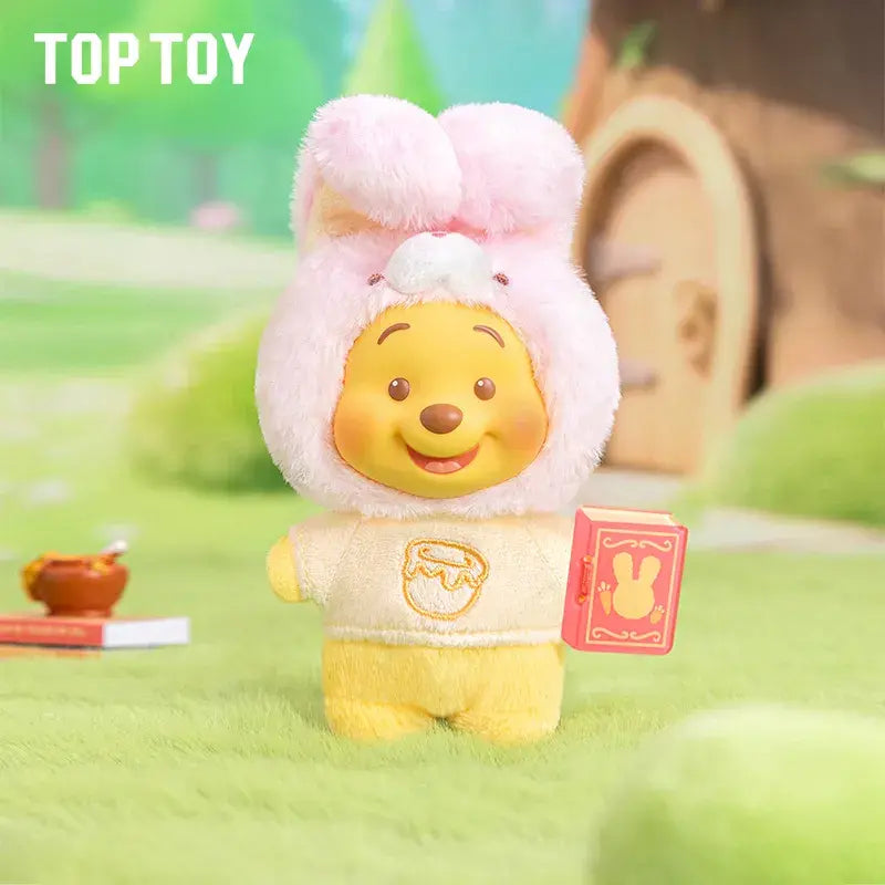 Winnie l'ourson série de livres d'histoires d'animaux en peluche porte-clés boîte aveugle