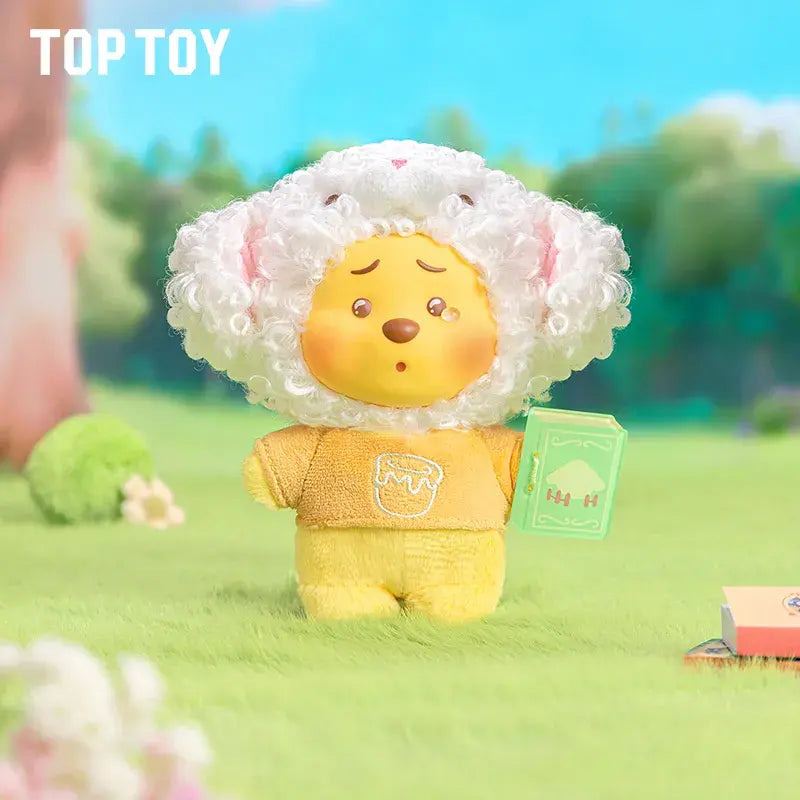 Winnie l'ourson série de livres d'histoires d'animaux en peluche porte-clés boîte aveugle