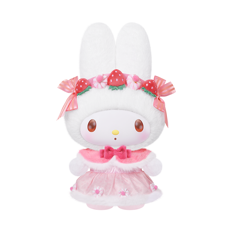 My Melody Strawberry Cookie & Colorful Frosting Series Vinyl Plush