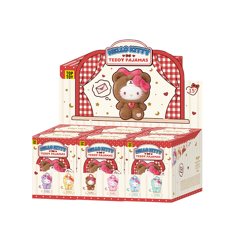 HELLO KITTY テディパジャマ ぬいぐるみキーホルダーシリーズ HELLO KITTY テディパジャマ ぬいぐるみキーホルダーシリーズ