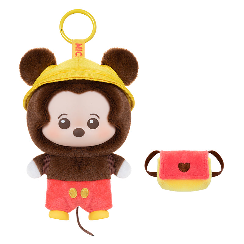 DISNEY Mickey Mouse Family Mini Backpack Series Vinyl Plush Keychain Charm Blind Box
