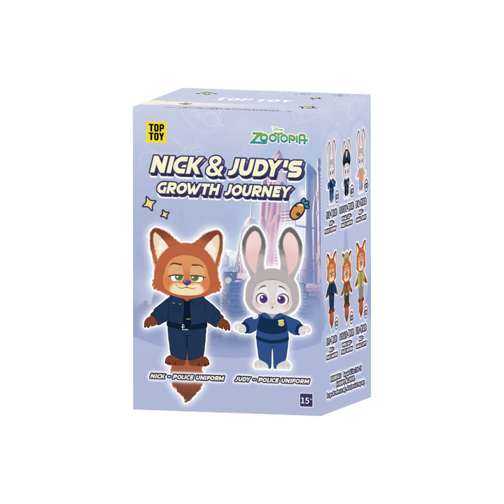 ZOOTOPIA 2 NICK & JUDY'S Growth Journey Series Plush Blind Box ZOOTOPIA 2 NICK & JUDY'S Growth Journey Series Plush Blind Box