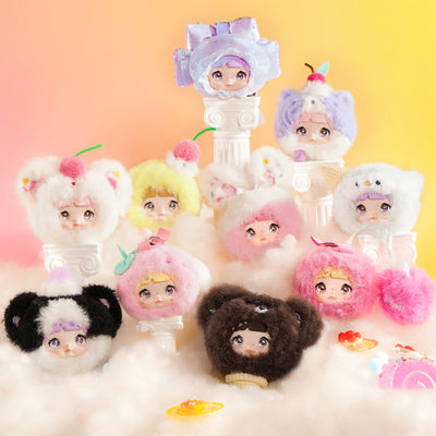 Nommi Sweetness 100 % Serie Plüsch-Schlüsselanhänger, Geschenk-Blindbox