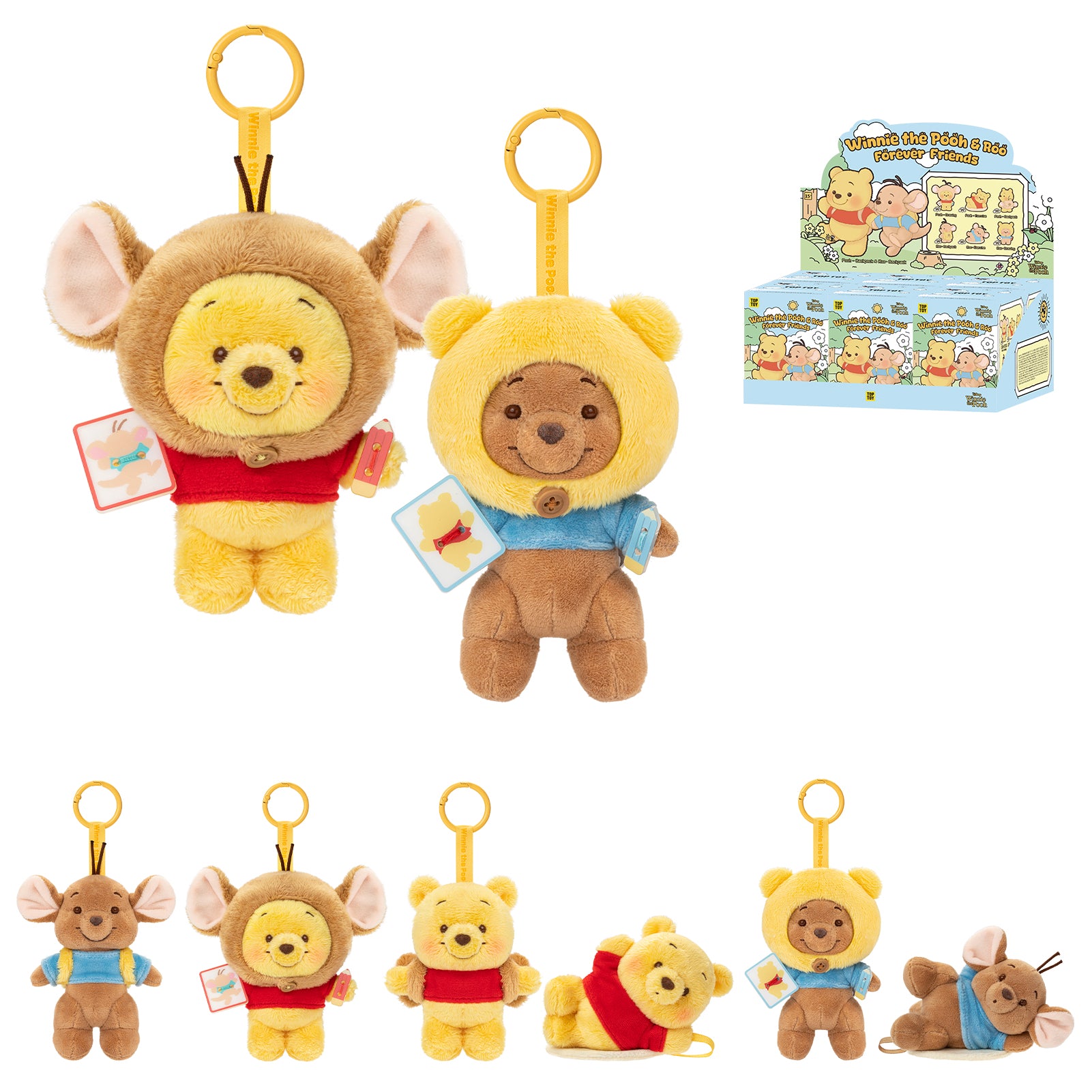 Disney Winnie the Pooh & Roo Forever Friends Series Keychain Plush Blind Box