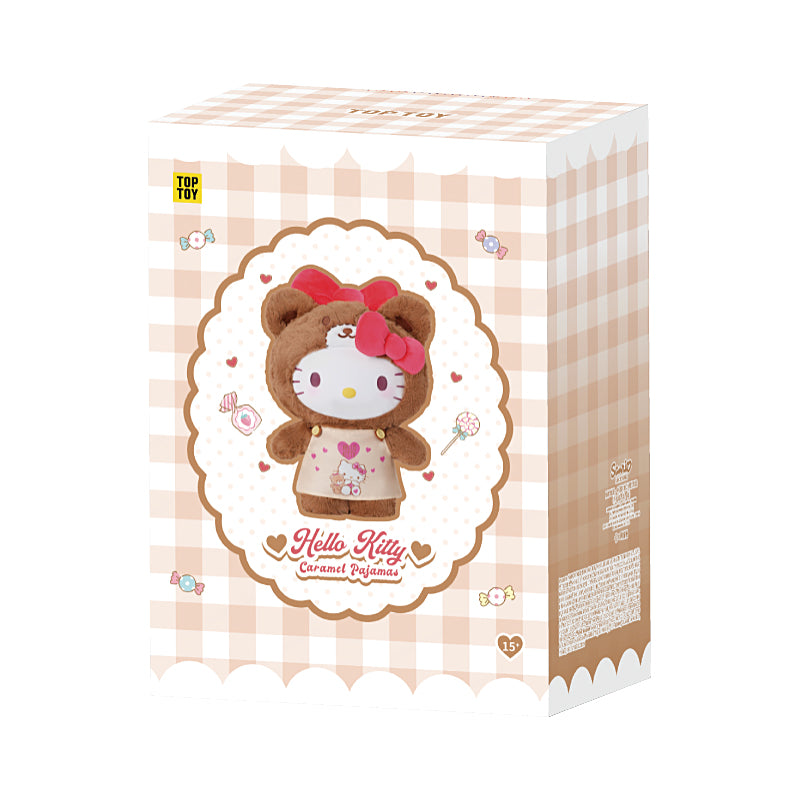 Hello Kitty Peach & Caramel Pajamas Series Plush Gift Figure 15inch