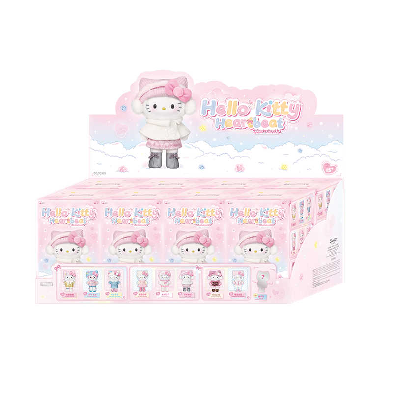 Hello Kitty Heartbeat Photoshoot Series Plush Pendant Blind Box