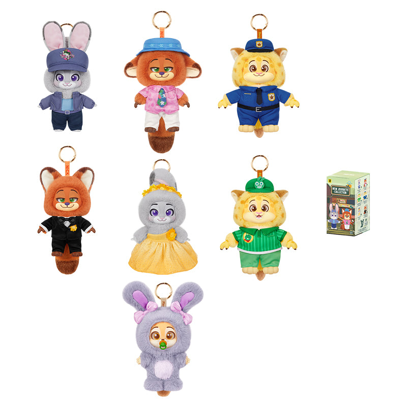 ZOOTOPIA 2 New Journey Series ตุ๊กตาพวงกุญแจกล่องตาบอด