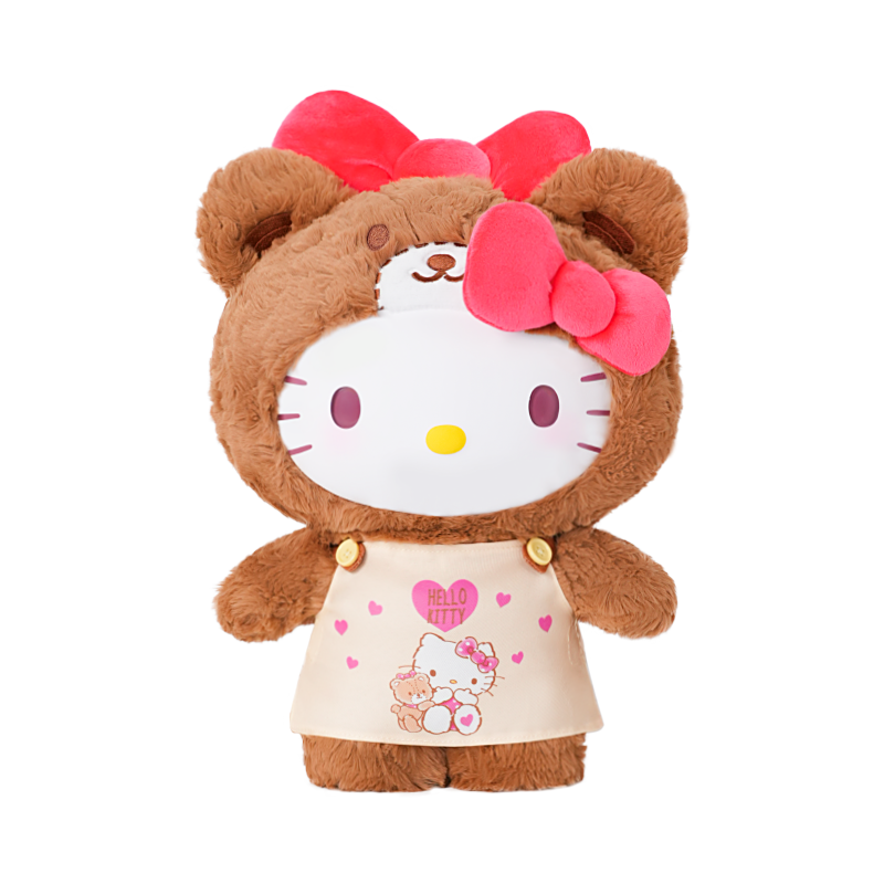 ฟิกเกอร์ Hello Kitty Peach & ชุดนอนคาราเมลคาราเมล 15นิ้ว
