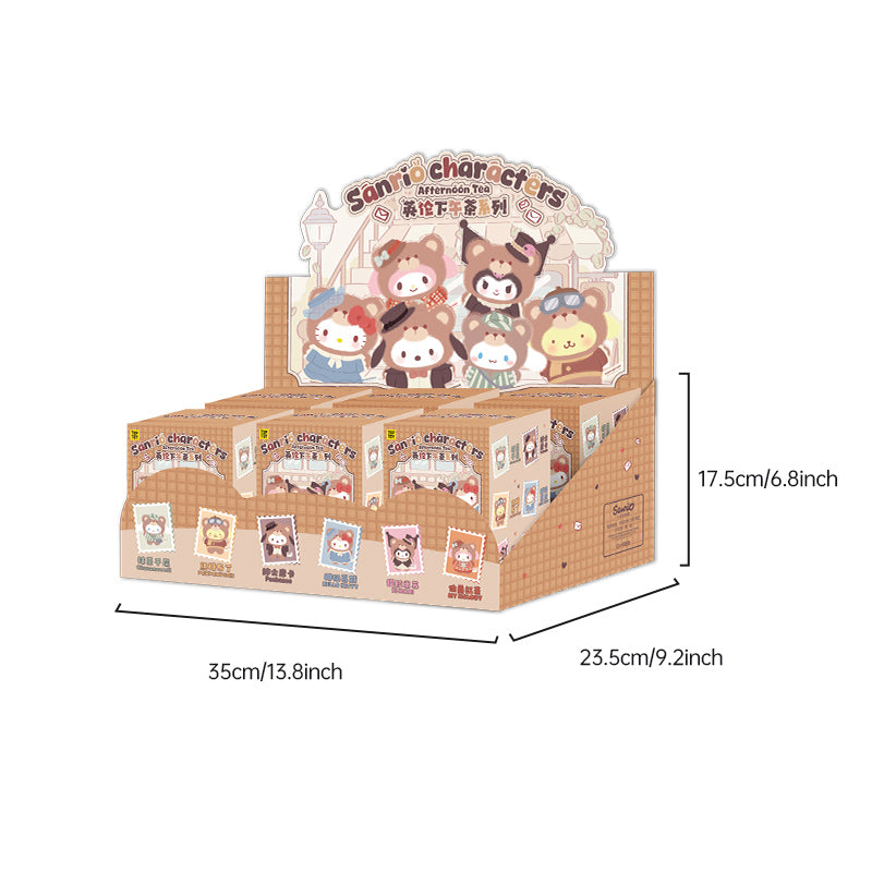 Afternoon Tea Series Vinyl Plush Keychains Gift Blind Box size 3