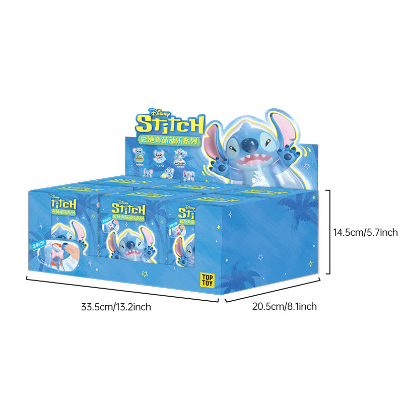 Blindbox mit niedlichen Disney Stitch-Figuren aus der Action-Serie size 3