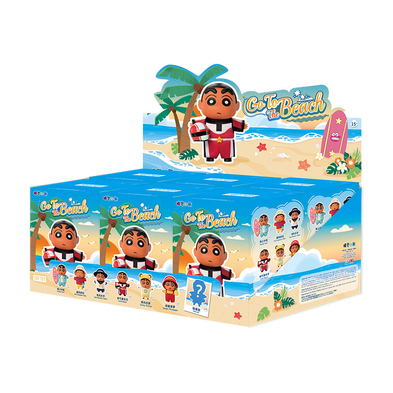 CRAYON SHINCHAN Go To The beach Series Plush Charm Blind Box