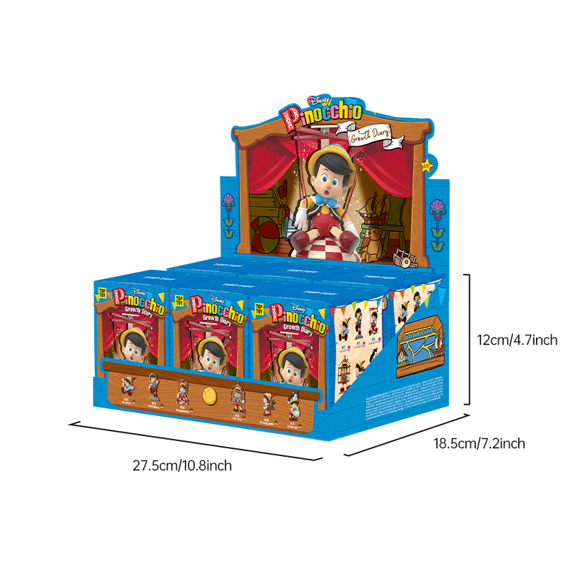 Scatola cieca della serie Diario della crescita Disney Pinocchio size 3
