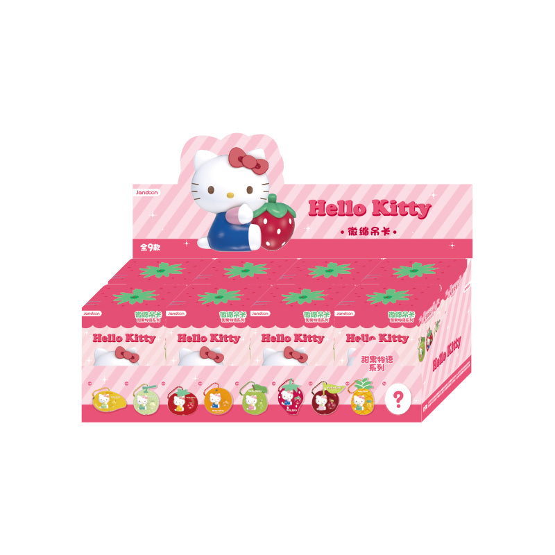 HELLO KITTY Sweet Fruit Stories Series Miniature Card Pendant