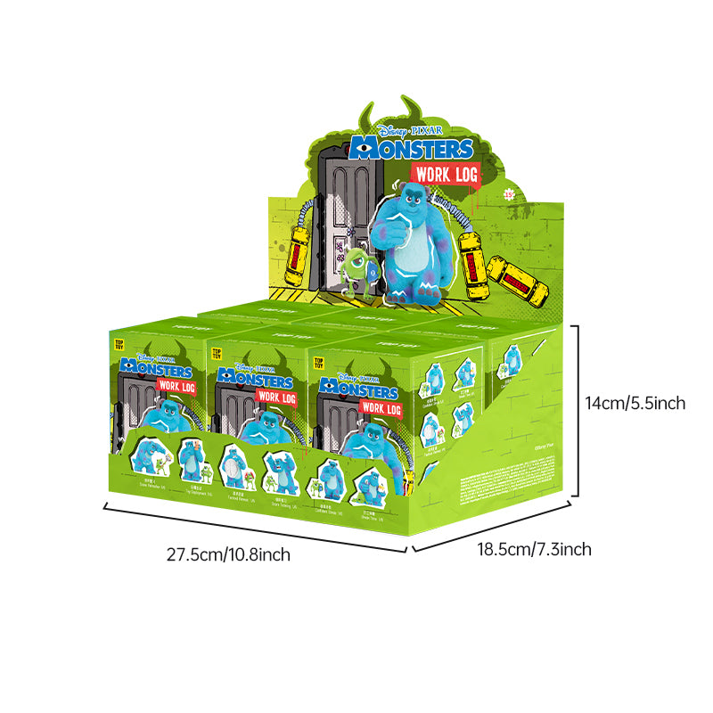 Disney PIXAR Monsters Work Log Series Blind Box size 3