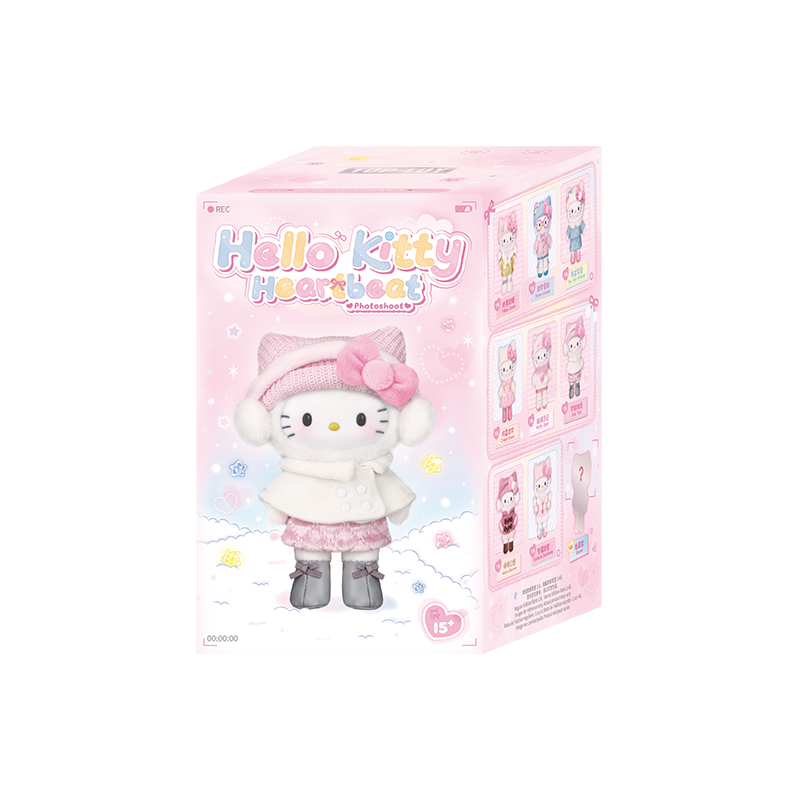 Hello Kitty Heartbeat Photoshoot Series Plush Pendant Blind Box