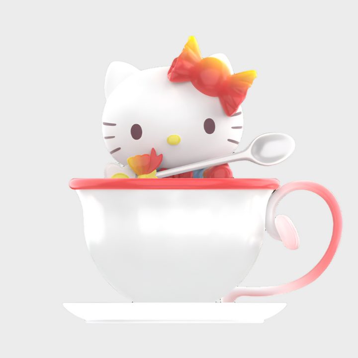 TOPTOY Hello Kitty Teacup Elf Series Fipures Blind Box