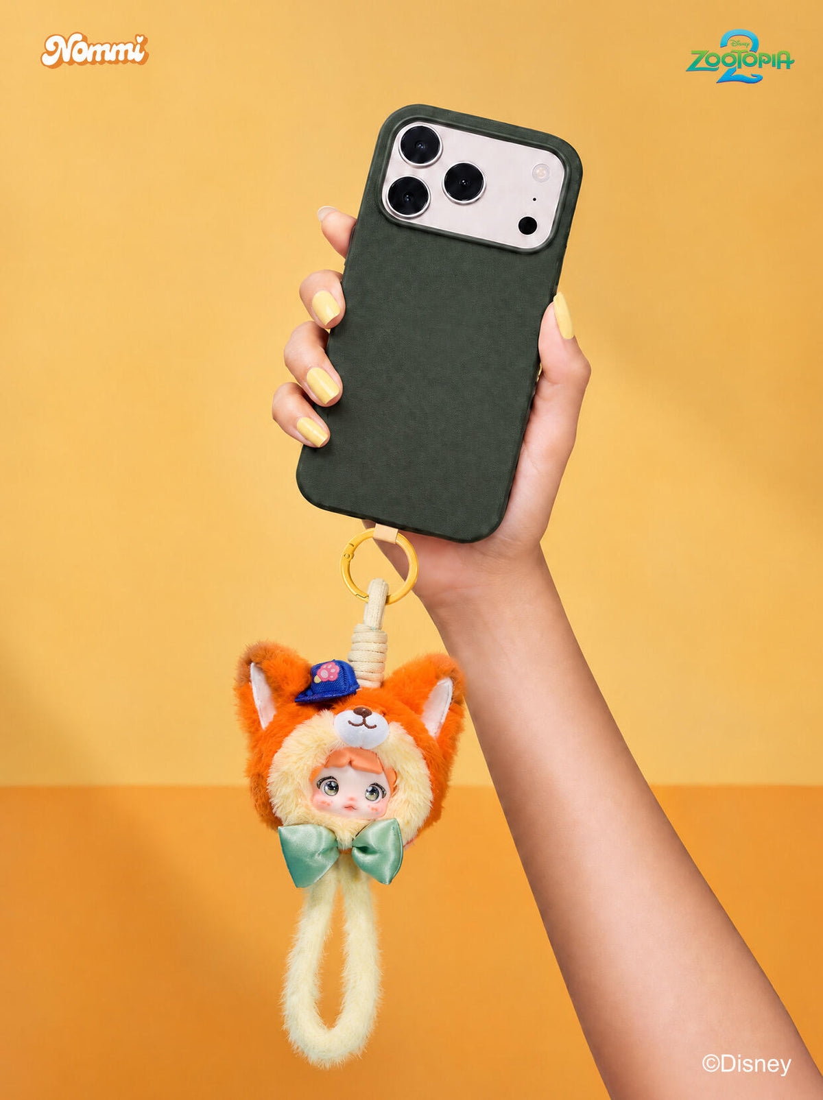 Nommi × Zootopia Metropolis Holiday Series Plush Phone Strap Blind Box