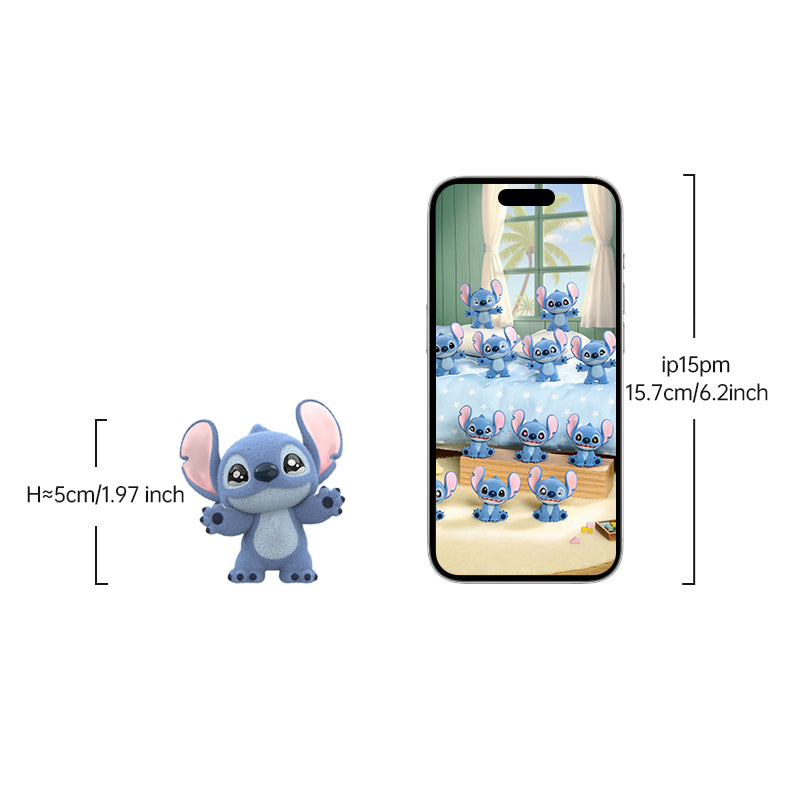 Disney-Stitch Mini Fluffy Series Figuren Überraschungstüte size 1