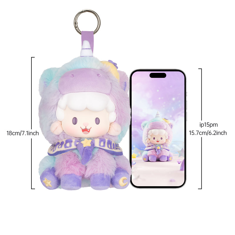 MEE MEE Dreamy Pony Keychain Series Vinyl Plush Blind Box size 1
