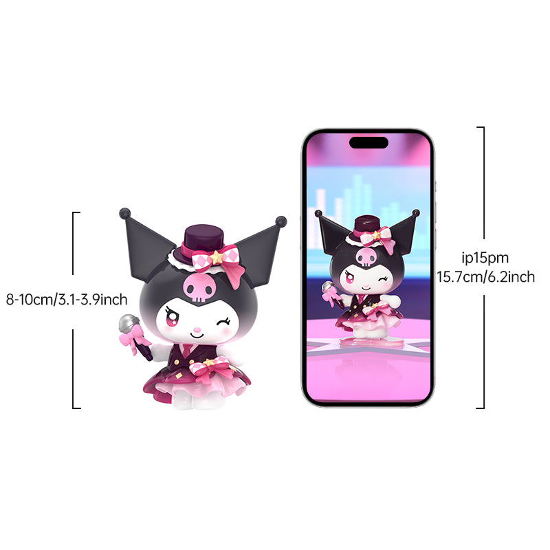 Kuromi Sparking Idol Series Blind Box size 1