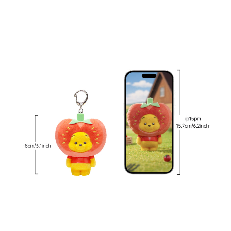 DISNEY Winnie The Pooh Tiny Orchard Fruit Keychain Series Blind Box size 1