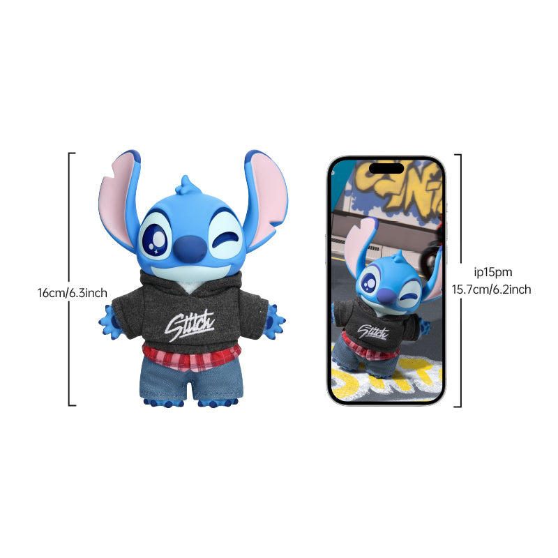 Disney Stitch Dress-Up Show Series Vinyl Plush Blind Box size 1