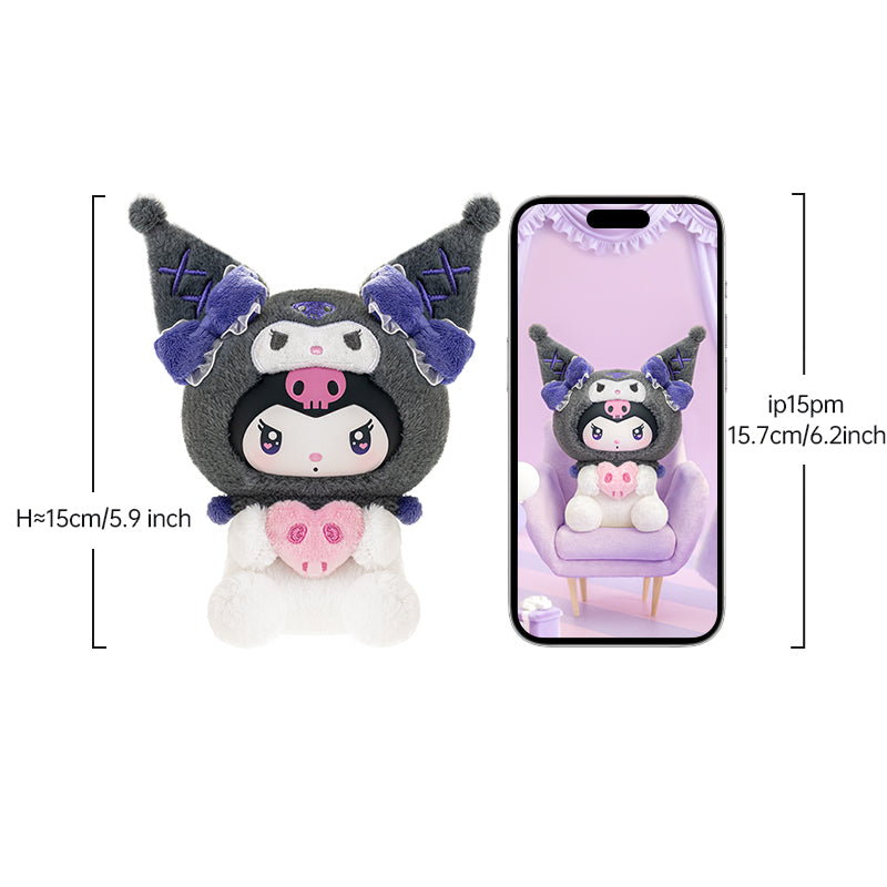 Sanrio Characters Kuromi Party Keychain Series Plush Blind Box size 1