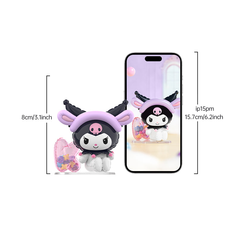 SANRIO KUROMI Ballon Master 시리즈 귀여운 블라인드 박스 size 1